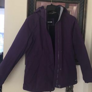 Lands End All Weather Lined Hooded Jacket
